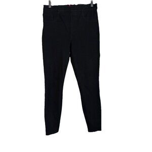 Spanx Women’s‎ High Rise Legging Jeans Black Denim Jegging Pockets Size Large